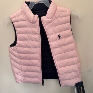 Polo Ralph Lauren Pink Puffer Vest